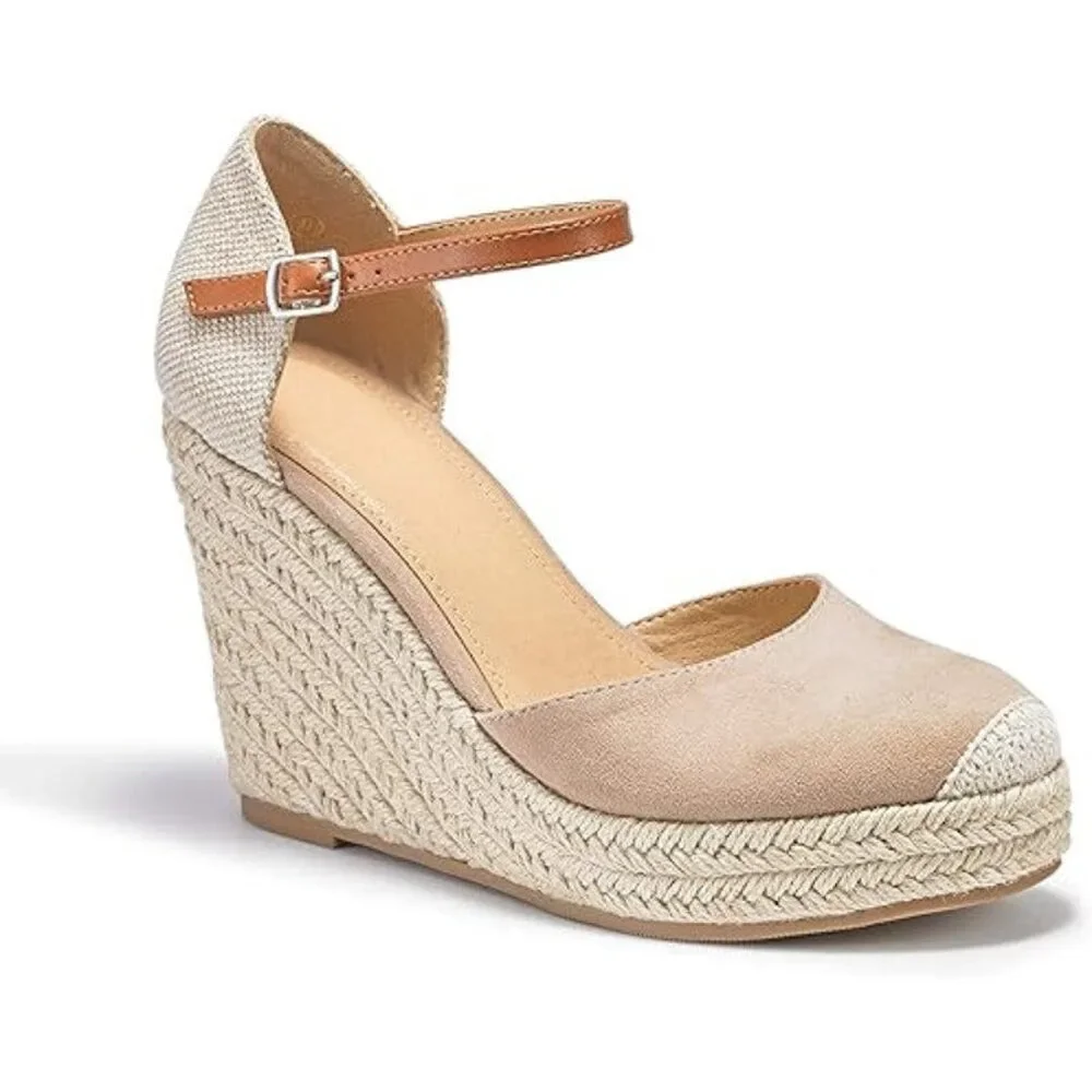 Fisace Womens Size 8 Tan Faux Suede 4
